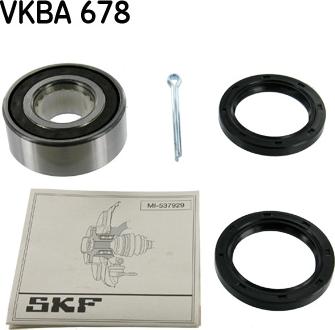 SKF VKBA 678 - Kit cuscinetto ruota www.autoricambit.com