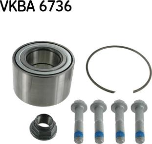 SKF VKBA 6736 - Kit cuscinetto ruota www.autoricambit.com