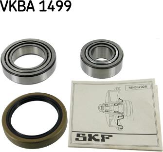 SKF VKBA 1499 - Kit cuscinetto ruota www.autoricambit.com