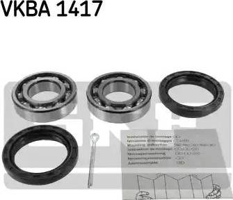 SKF VKBA 1417 - Kit cuscinetto ruota www.autoricambit.com