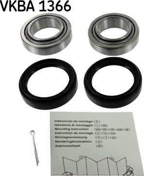 SKF VKBA 1366 - Kit cuscinetto ruota www.autoricambit.com