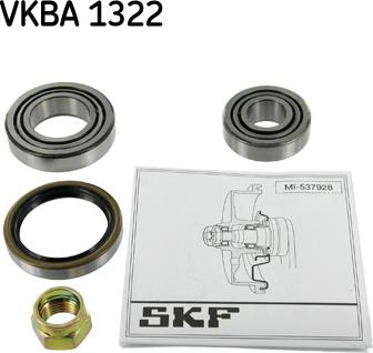 SKF VKBA 1322 - Kit cuscinetto ruota www.autoricambit.com