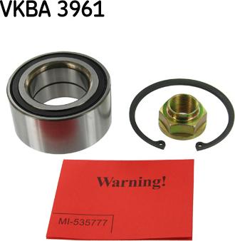 SKF VKBA 3961 - Kit cuscinetto ruota www.autoricambit.com