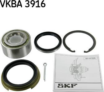 SKF VKBA 3916 - Kit cuscinetto ruota www.autoricambit.com