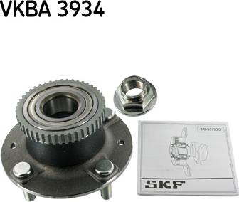 SKF VKBA 3934 - Kit cuscinetto ruota www.autoricambit.com