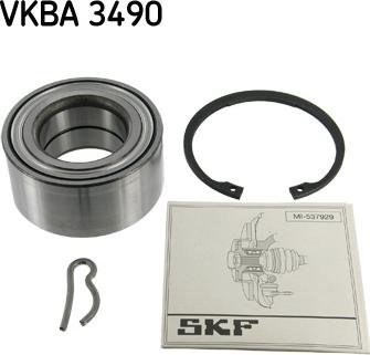 SKF VKBA 3490 - Kit cuscinetto ruota www.autoricambit.com