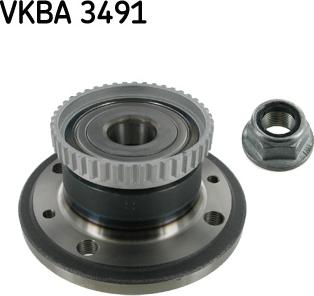 SKF VKBA 3491 - Kit cuscinetto ruota www.autoricambit.com