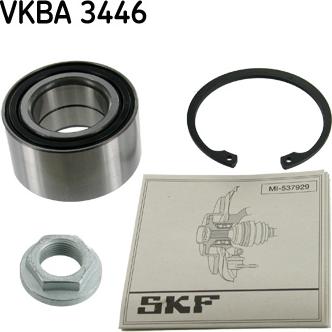 SKF VKBA 3446 - Kit cuscinetto ruota www.autoricambit.com
