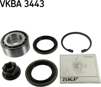 SKF VKBA 3443 - Kit cuscinetto ruota www.autoricambit.com