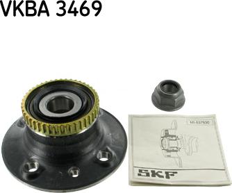 SKF VKBA 3469 - Kit cuscinetto ruota www.autoricambit.com