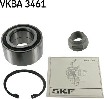 SKF VKBA 3461 - Kit cuscinetto ruota www.autoricambit.com