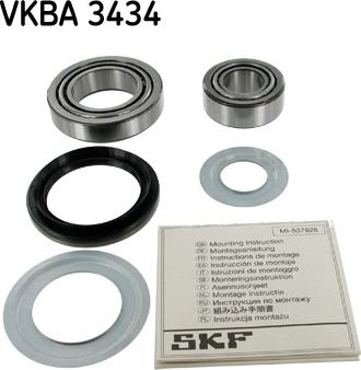 SKF VKBA 3434 - Kit cuscinetto ruota www.autoricambit.com