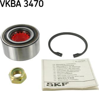 SKF VKBA 3470 - Kit cuscinetto ruota www.autoricambit.com