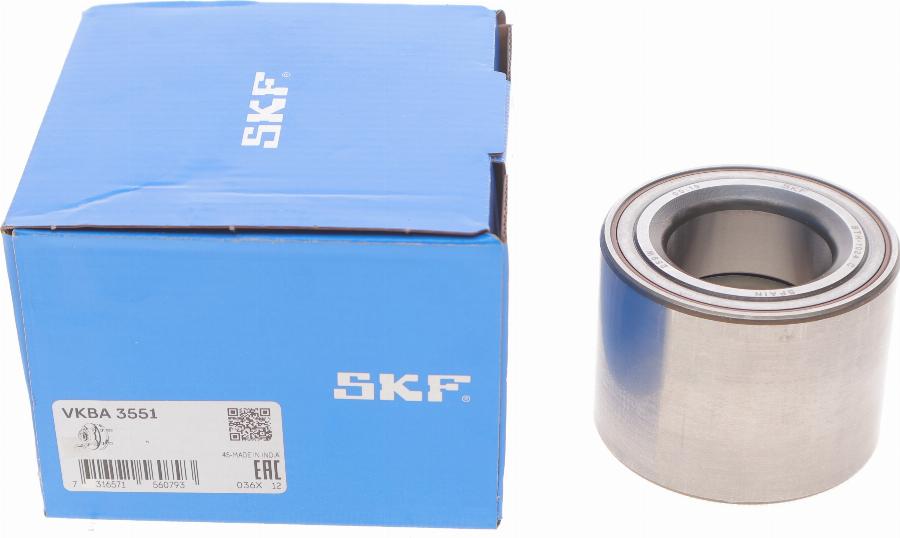 SKF VKBA 3551 - Kit cuscinetto ruota www.autoricambit.com