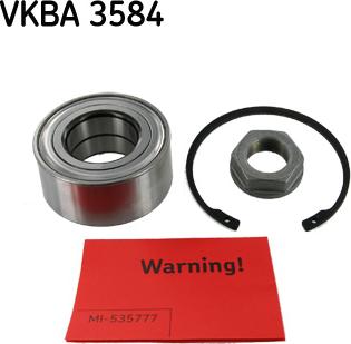 SKF VKBA 3584 - Kit cuscinetto ruota www.autoricambit.com