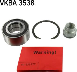 SKF VKBA 3538 - Kit cuscinetto ruota www.autoricambit.com