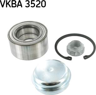 SKF VKBA 3520 - Kit cuscinetto ruota www.autoricambit.com