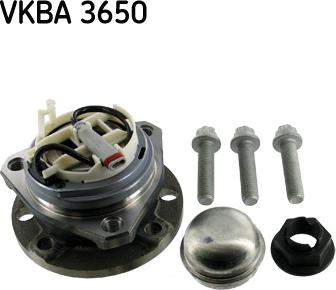 SKF VKBA 3650 - Kit cuscinetto ruota www.autoricambit.com