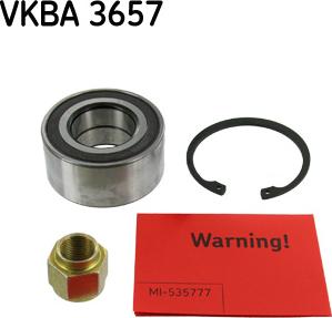 SKF VKBA 3657 - Kit cuscinetto ruota www.autoricambit.com