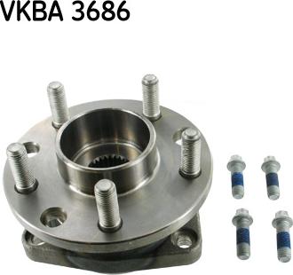 SKF VKBA 3686 - Kit cuscinetto ruota www.autoricambit.com