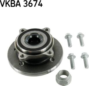 SKF VKBA 3674 - Kit cuscinetto ruota www.autoricambit.com