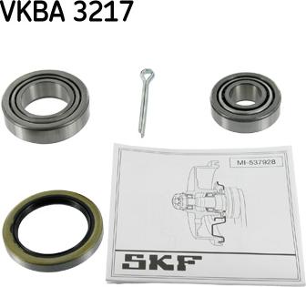 SKF VKBA 3217 - Kit cuscinetto ruota www.autoricambit.com