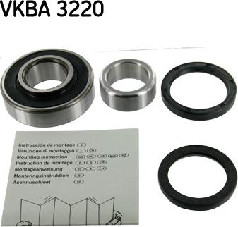 SKF VKBA 3220 - Kit cuscinetto ruota www.autoricambit.com