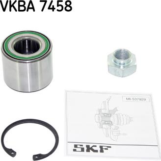 SKF VKBA 7458 - Kit cuscinetto ruota www.autoricambit.com