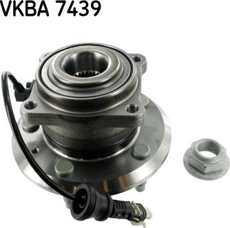 SKF VKBA 7439 - Kit cuscinetto ruota www.autoricambit.com