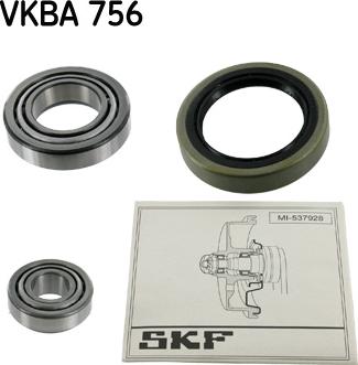 SKF VKBA 756 - Kit cuscinetto ruota www.autoricambit.com