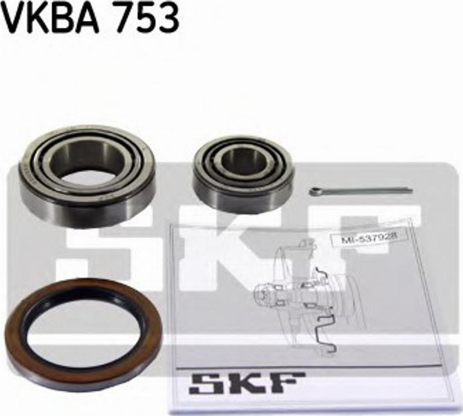 SKF VKBA 753 - Cinghia Poly-V www.autoricambit.com