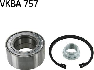 SKF VKBA 757 - Kit cuscinetto ruota www.autoricambit.com