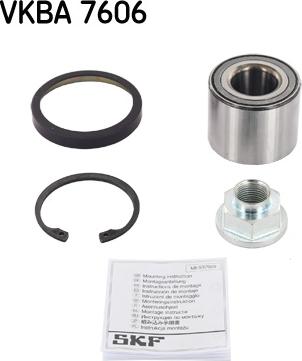 SKF VKBA 7606 - Kit cuscinetto ruota www.autoricambit.com