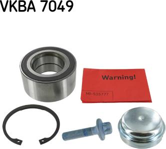 SKF VKBA 7049 - Kit cuscinetto ruota www.autoricambit.com