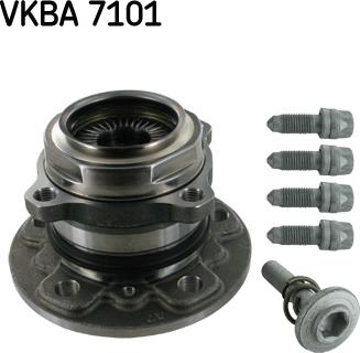 SKF VKBA 7101 - Kit cuscinetto ruota www.autoricambit.com