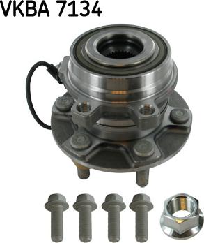 SKF VKBA 7134 - Kit cuscinetto ruota www.autoricambit.com