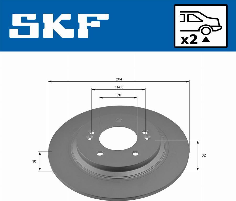 SKF VKBD 90542 S2 - Discofreno www.autoricambit.com