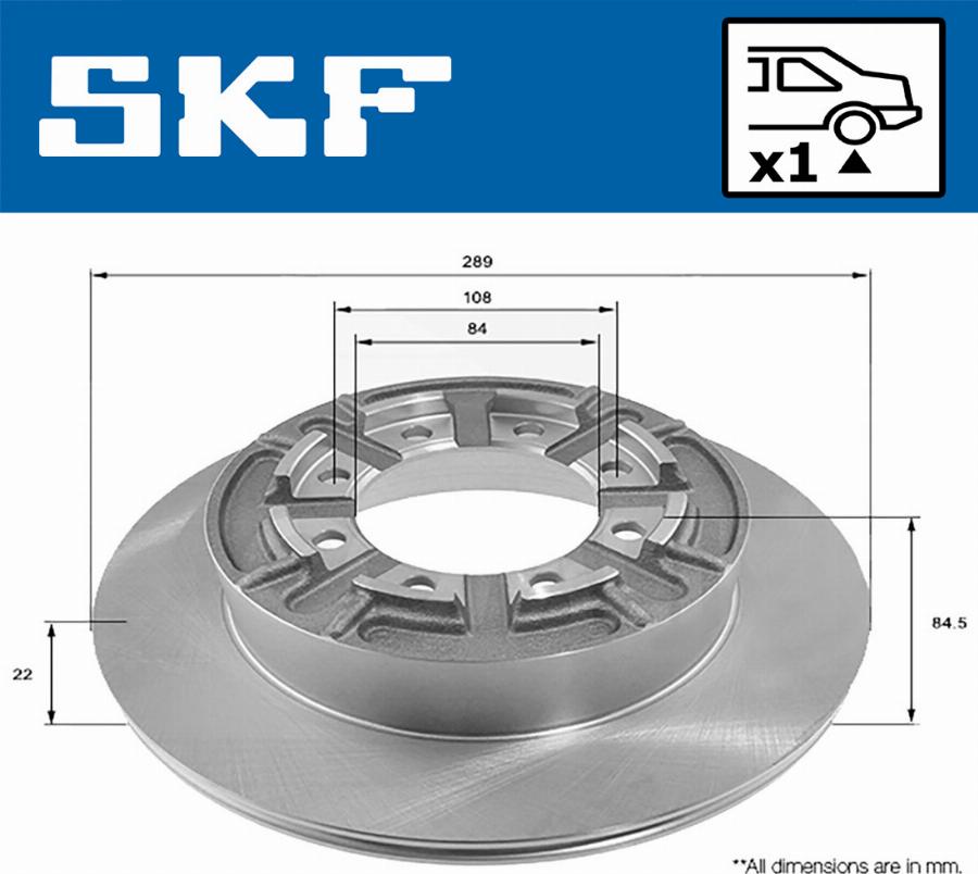 SKF VKBD 90098 S1 - Discofreno www.autoricambit.com