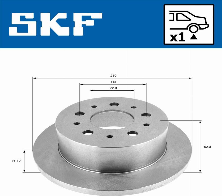 SKF VKBD 90131 S1 - Discofreno www.autoricambit.com