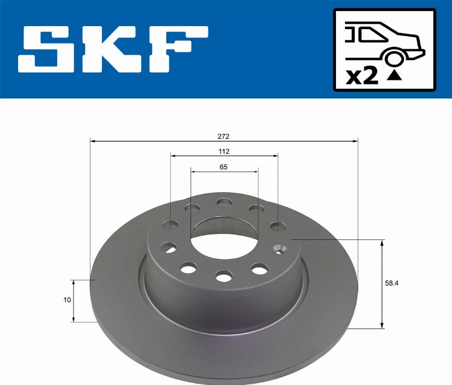 SKF VKBD 91344 S2 - Discofreno www.autoricambit.com