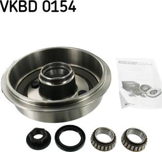 SKF VKBD 0154 - Tamburo freno www.autoricambit.com