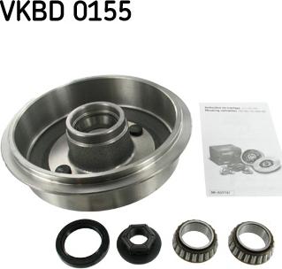 SKF VKBD 0155 - Tamburo freno www.autoricambit.com