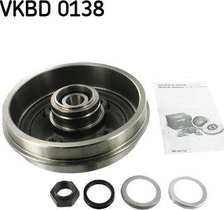 SKF VKBD 0138 - Tamburo freno www.autoricambit.com