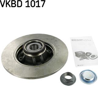 SKF VKBD 1017 - Discofreno www.autoricambit.com