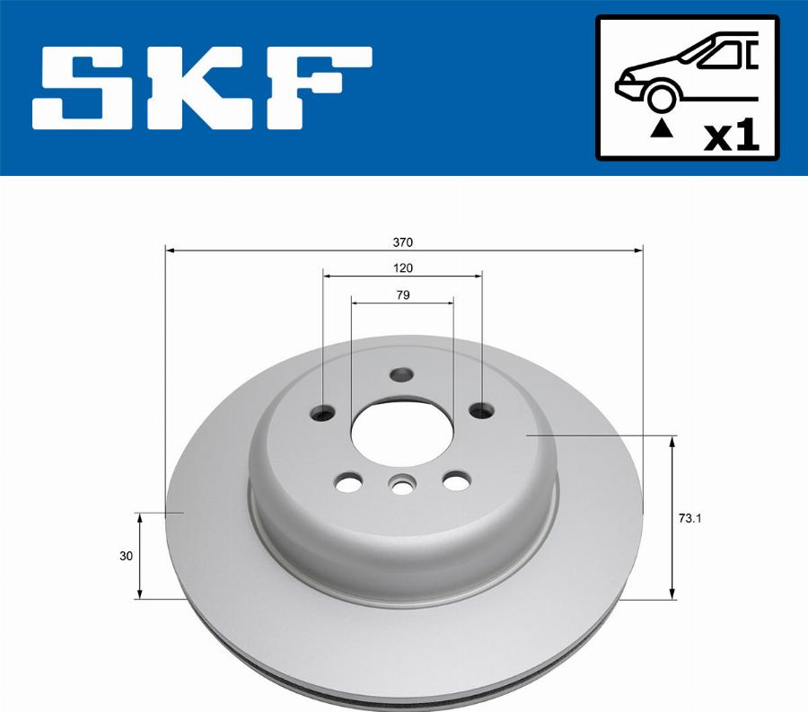 SKF VKBD 80598 V1 - Discofreno www.autoricambit.com