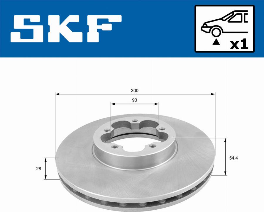 SKF VKBD 80108 V1 - Discofreno www.autoricambit.com