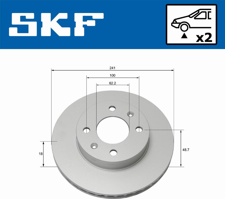 SKF VKBD 80114 V2 - Discofreno www.autoricambit.com