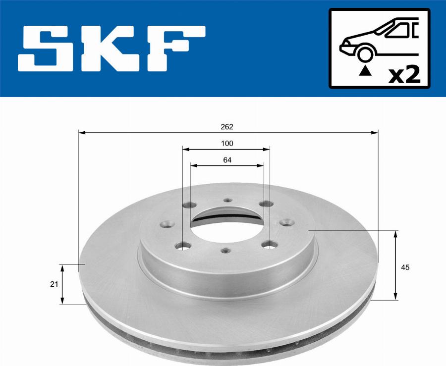 SKF VKBD 80215 V2 - Discofreno www.autoricambit.com