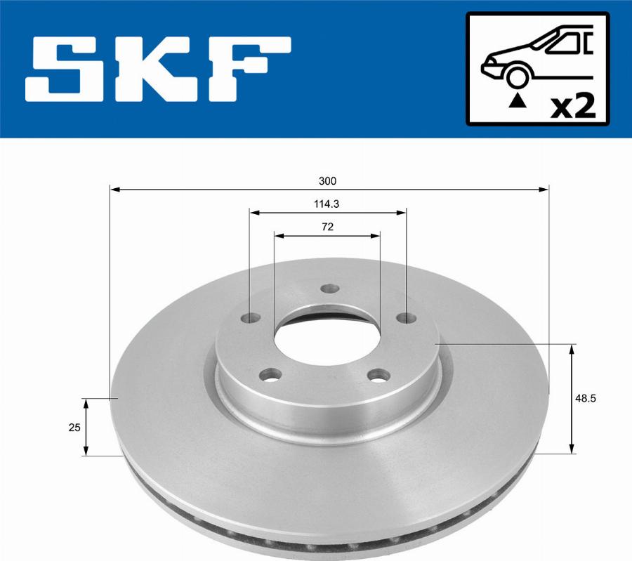 SKF VKBD 80273 V2 - Discofreno www.autoricambit.com