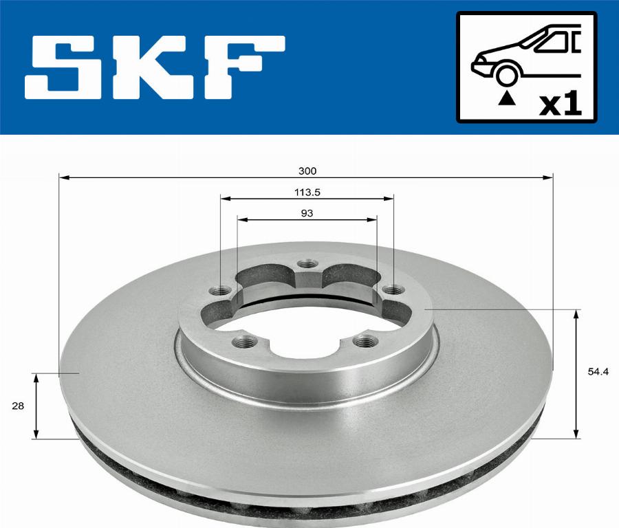 SKF VKBD 81286 V1 - Discofreno www.autoricambit.com